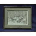 Framed Signed "Spirit of the Pack" by Tania Diotalevi-Hodges